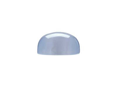 Agate dentelle bleue, cabochon rond 8 mm - Image Standard - 2