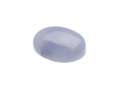 Agate dentelle bleue, cabochon ovale10 x 8 mm - Image Standard - 3