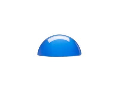 Agate bleue, cabochon rond 8 mm - Image Standard - 2