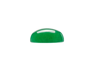 Agate verte, cabochon rond 8 mm - Image Standard - 2