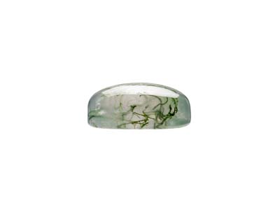 Agate mousse, cabochon ovale 8 x 6 mm - Image Standard - 2