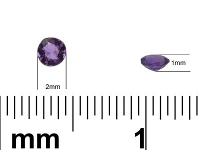 Améthyste ronde, 2 mm - Image Standard - 3