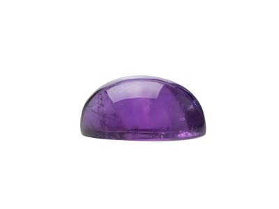 Améthyste, cabochon ovale, 10 x 8 mm - Image Standard - 2