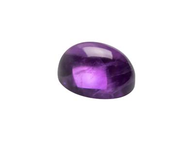 Améthyste, cabochon ovale, 10 x 8 mm - Image Standard - 3
