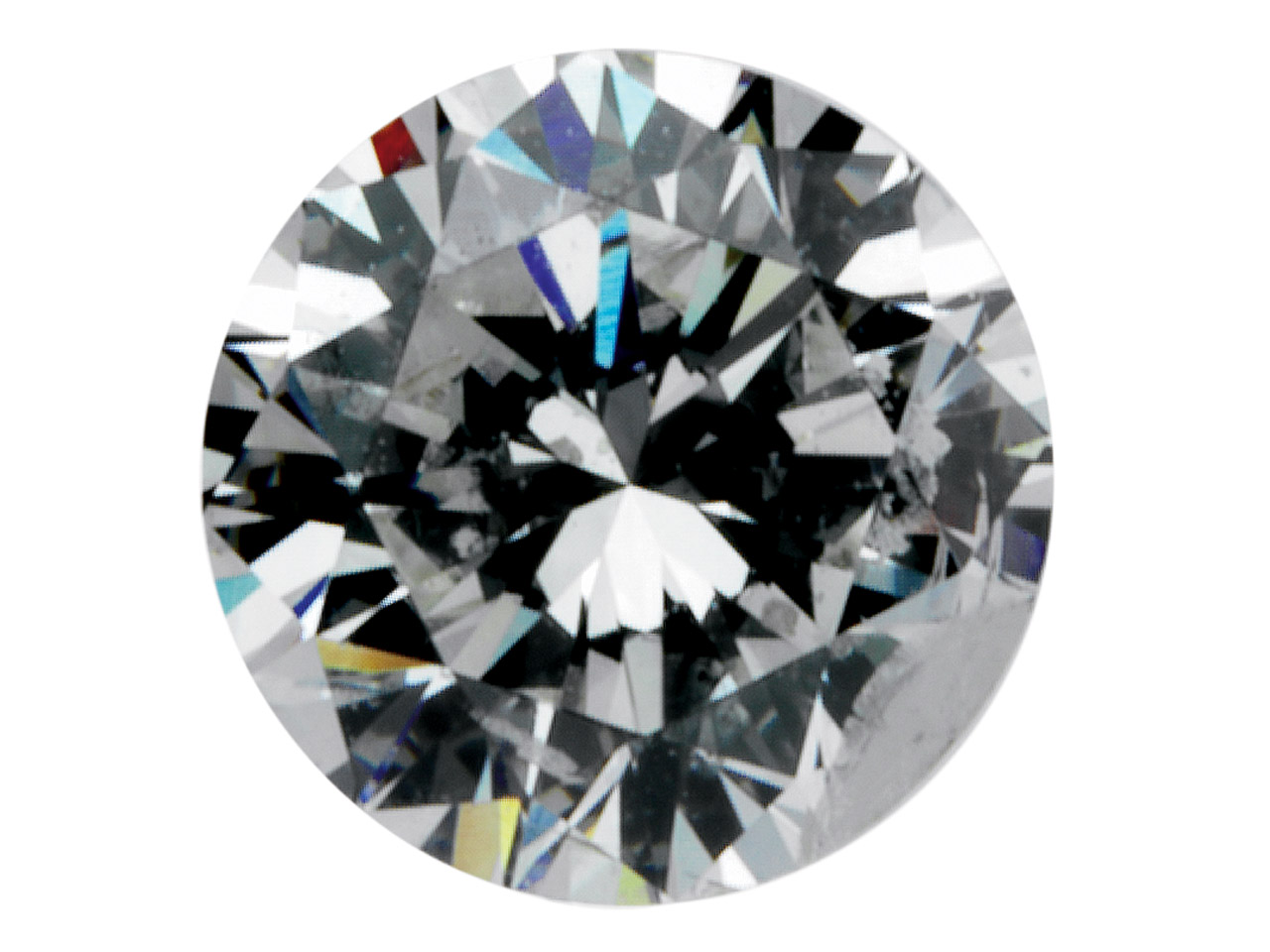 Diamant rond H-SI, environ 3,75 mm, 0,20 ct