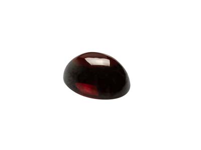 Grenat, cabochon ovale, 8 x 6 mm - Image Standard - 3