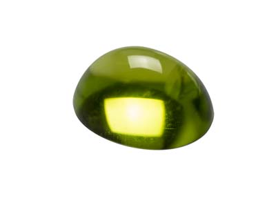 Peridot, cabochon ovale 8 x 6 mm - Image Standard - 3