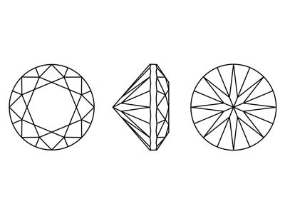 Oxyde de zirconium, Alpha Brillant, 1,00 mm, Péridot, Preciosa - Image Standard - 5