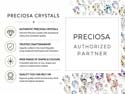 Oxyde de zirconium, Ovale, 8 x 6 mm, blanc, Preciosa - Image Standard - 4