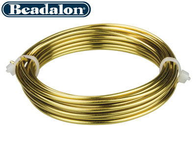 Fil Laiton anti-ternissement 2,00 mm, Artistic Wire de Beadalon, bobine de 3,10 mètres - Image Standard - 2