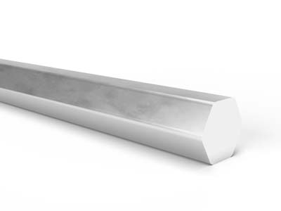 Fil Cuivre Hexagonal 2,10 mm, argenté anti-ternissement, Artistic Wire de Beadalon, 1,83 mètre - Image Standard - 2