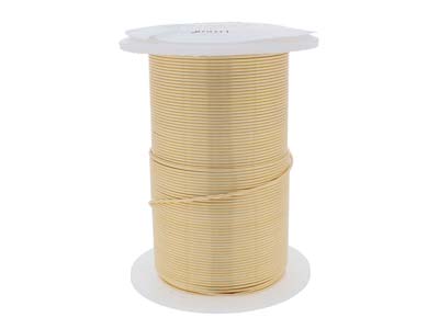 Fil Cuivre demi-dur anti-ternissement doré, 0,60 mm, bobine de 18,30 mètres - Image Standard - 3
