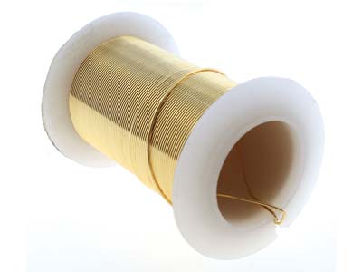Fil Cuivre demi-dur anti-ternissement doré, 0,60 mm, bobine de 18,30 mètres - Image Standard - 4