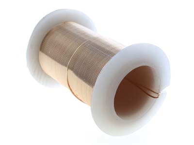 Fil Cuivre demi-dur anti-ternissement or rose, 0,43 mm, bobine de 27,40 mètres - Image Standard - 4