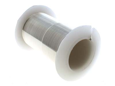 Fil Cuivre demi-dur anti-ternissement argenté, 0,80 mm, bobine de 13,70 mètres - Image Standard - 4