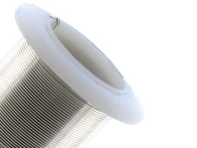 Fil Cuivre demi-dur anti-ternissement argenté, 0,80 mm, bobine de 13,70 mètres - Image Standard - 5