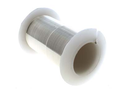 Fil Cuivre demi-dur anti-ternissement argenté, 0,43 mm, bobine de 27,40 mètres - Image Standard - 4
