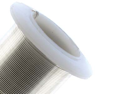 Fil Cuivre demi-dur anti-ternissement argenté, 0,43 mm, bobine de 27,40 mètres - Image Standard - 5