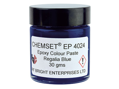 Pâte Epoxy bleu électrique opaque, Réf.EP4024, pot 30 g