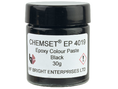 Pâte Epoxy noire opaque, Réf. EP4019, pot 30 g