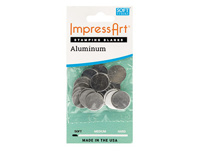 Ebauche Aluminium, Flan Rond 12,70 mm, ImpressArt, sachet de 20 - Image Standard - 3