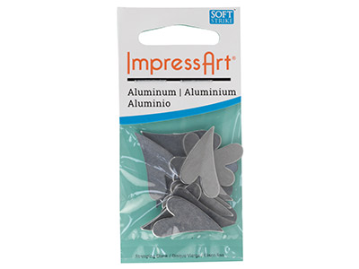 Ebauche Aluminium, Coeur Fantaisie 31,80 mm, ImpressArt, sachet de 18 - Image Standard - 3