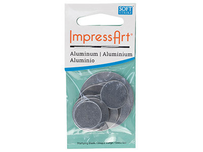 Ebauche Aluminimum, Flans ronds de 20 à 38 mm, ImpressArt, sachet de 9 - Image Standard - 3