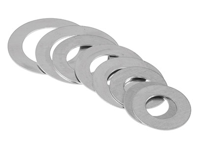 Ebauche Aluminium, Rondelles de 25 à 38 mm, ImpressArt, sachet de 8
