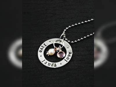 Ebauche Aluminium, Rondelle percéee 1 trou, 32 mm, ImpressArt, sachet de 9 - Image Standard - 2