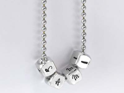 Ebauche Aluminium, Cube percé 1 trou, 6 mm, ImpressArt, sachet de 7 - Image Standard - 2