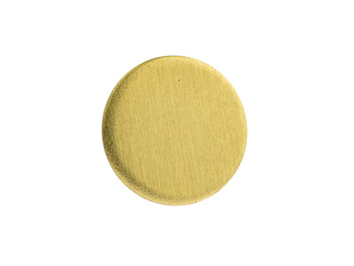 Ebauche Laiton, Flan Rond 10 mm, sachet de 6 - Image Standard - 2