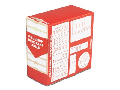 Etiquettes adhésives blanches, 10 x 51 mm, boîte de 1000 - Image Standard - 2