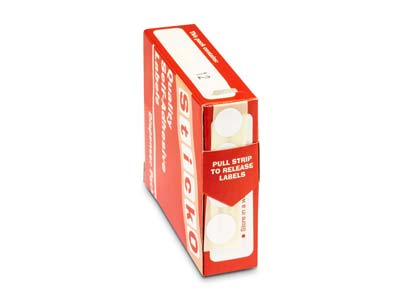Etiquettes adhésives rondes blanches, 12 mm, boîte de 1000 - Image Standard - 2