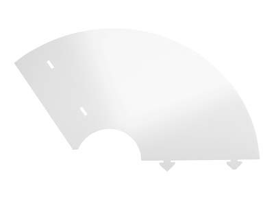 Présentoir à colliers, cône blanc - Image Standard - 2