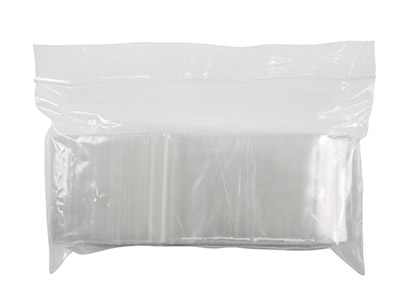 Sachets à zip mini, 35 x 60 mm, Plastique transparent, sachet de 100 