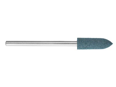 Meulette caoutchouc montée obus, bleue, grain gros, 5 x 16 mm, n°505, EVE - Image Standard - 2