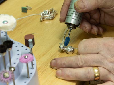 Meulette caoutchouc montée obus, bleue, grain gros, 7 x 13 mm, n°507, EVE - Image Standard - 3