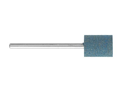 Meulette caoutchouc montée cylindre, bleue, grain gros, 10 x 12 mm, n°510, EVE - Image Standard - 2
