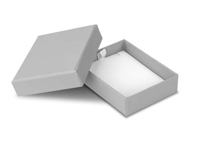 Boîte pour pendentif, Gomme grise