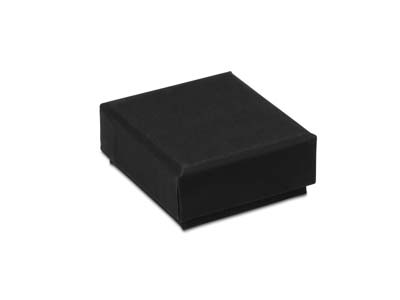 Boîte pour boucles d'oreilles, Gomme noire - Image Standard - 2