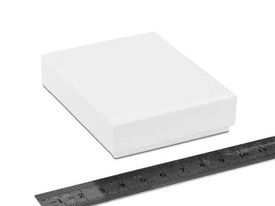 Boîte pour pendentif, Gomme blanche - Image Standard - 3