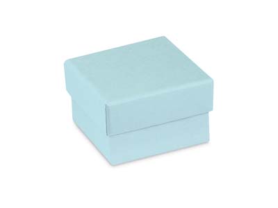 Ecrin pour bague, Carton bleu pastel - Image Standard - 2
