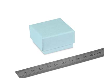 Ecrin pour bague, Carton bleu pastel - Image Standard - 3