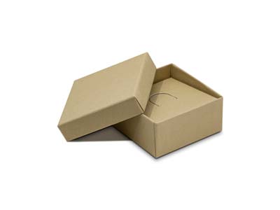 Boîte pour bague, Papier kraft recyclé
