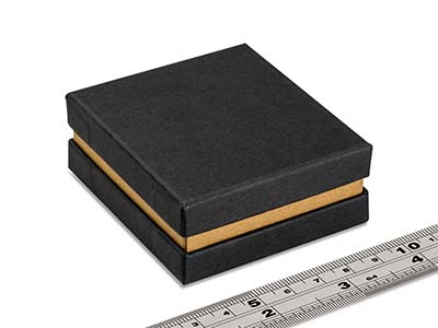 Boîte universelle grand modèle, Carton noir avec bande métallique or - Image Standard - 4