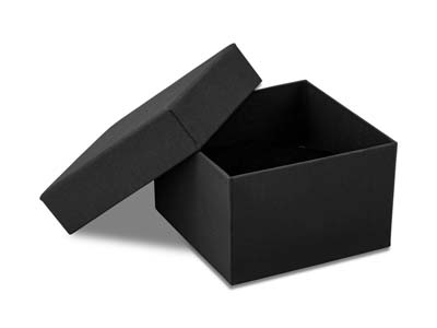 Boîte pour bracelet rigide ou montre, Carton noir mat