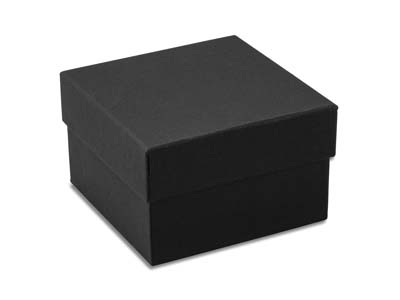 Boîte pour bracelet rigide ou montre, Carton noir mat - Image Standard - 2