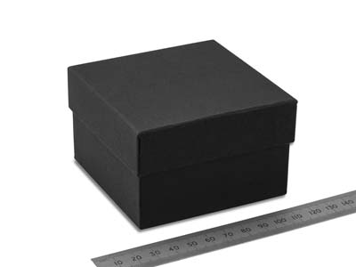 Boîte pour bracelet rigide ou montre, Carton noir mat - Image Standard - 4