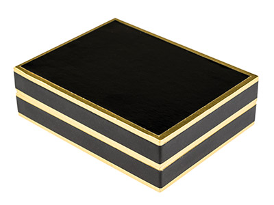 Ecrin pour pendentif, Carton noir et or - Image Standard - 2