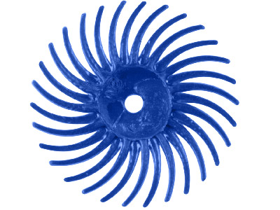 Disque abrasif bleu non monté, diamètre 19 mm, grain fin, 3M Company, sachet de 6 - Image Standard - 1